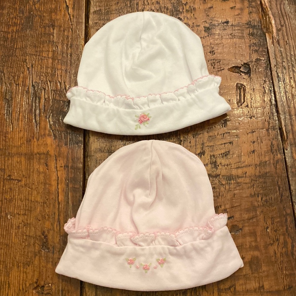 Kissy Kissy Hats Set For Babies EUC